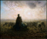 Jean François Millet / Shepherdess and Flock at Sunset / 1868-70