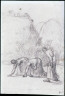 Jean François Millet / Study for Gleaners / 1852-53