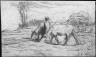 Jean François Millet / Woman with Two Cows / about 1855