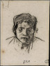 Jean François Millet / Study of a Man's Head / about 1862