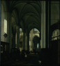 Emanuel de Witte / Interior of the Nieuwe Kerk, Amsterdam / 1677