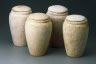 Artist not recorded / Set of canopic jars / Dynasty 5, about 2500-2350 B.C.