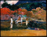 Paul Gauguin / Women and a White Horse / 1903