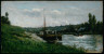 Charles Fran??ois Daubigny / Barge on a River / not dated