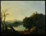 Richard Wilson / River Landscape with a Boy Fishing (On the Arno) / Dates not recorded