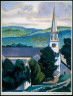 Charles Sheeler / Vermont Landscape / about 1924