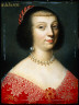 Unidentified French, second half 17th century / Portrait of a Woman Wearing a Pearl Necklace / 1638