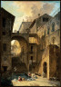 Hubert Robert / L'Escalier des Lavandieres (Stairway of the Washerwoman) / 1796