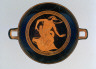 Onesimos / Kylix (wine cup) with Silenos / about 500 B.C.