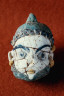 Artist not recorded / Glass bead in the shape of a man's head / mid-5th-4th century B.C.