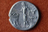 Artist not recorded / Tetradrachm with quadriga driven by Artemis / 467-455 B.C.