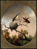 Martin Johnson Heade / Hummingbirds with Nest / 1863