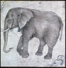 Artist not recorded / Elephant in Landscape: Middle view / about 1510