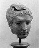 Artist not recorded / Head of a goddess, perhaps Aphrodite or Artemis / about 270 B.C.