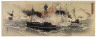 Ogata Gekko / Illustration of the Naval Battle Capturing Haiyang Island (Kaiyoto) / printed and published 1894