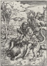 Albrecht Dürer / Samson Rending the Lion / 1497-98