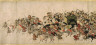 Artist not recorded / Night Attack on the Sanjo Palace, from the Illustrated Scrolls of the Ev / Kamakura period, second half of the 13th century