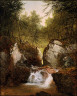 John Frederick Kensett / Bash-Bish Falls, South Egremont, Massachusetts / 1855