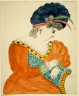 Mary Ann Willson / Young Woman Wearing a Turban / between 1800-1825