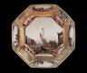 Meissen factory / Large octagonal dish (Christie-Miller service) / about 1742