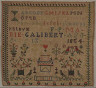 Marie Galibert / Sampler / 1854