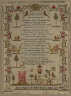 Mary Chapman / Sampler / 1810