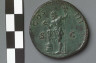 Artist not recorded / Sestertius with bust of Hadrian / A.D. 125-128