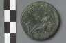 Artist not recorded / Sestertius with bust of Hadrian / A.D. 119-138