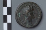 Artist not recorded / Sestertius with bust of Antoninus Pius / A.D. 140-143