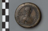 Artist not recorded / Bimetallic medallion with bust of Gallienus / A.D. 258