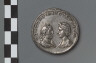 Artist not recorded / Medallion with busts of Gallienus and Salonina / about A.D. 253-268