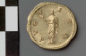 Artist not recorded / Aureus with bust of Faustina I / about A.D. 150