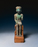 Egypt, Late Period, 715-332 BC / Statuette: Seated Amen-Ra / 715-332 BC