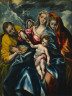 El Greco / The Holy Family with Mary Magdalen / c. 1590-1595