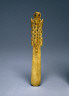 Peru, Wari / Spatula with Carved Lizard / c. 500-900