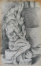 Paul Cézanne / Sketch of Anatomical Sculpture (recto) / 1881-1884