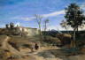 Jean Baptiste Camille Corot / The Roman Campagna with Mount Soracte / 1828-1929