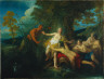 Jean-François de Troy / Pan and Syrinx / 1720