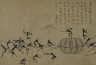 Japan, Muromachi / Ants Hauling a Pumpkin / c. 1492