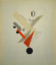 El Lissitzky / Plastic Figures of the Electro-Mechanical Show; Victory Over the Sun:  Globetrotter in Time / 1923