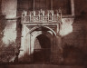 William Henry Fox Talbot / Ancient Door, Magdalen College, Oxford / 1843