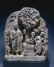 India, Gandhara / The Temptation of Buddha by Mara and his Daughters / 2nd-3rd Century