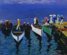 George Benjamin Luks / Holiday on the Hudson / c. 1912