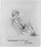 Walter Richard Sickert / Study for 'A little cheque' / not dated