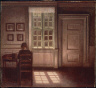 Vilhelm Hammersh?i / Woman in an Interior / 1900-09