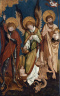 Unidentified artist, German (Franconian), 1st half 16th century / Saints George, Michael, and John the Baptist / not dated