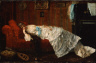 Alfred Stevens / Young Woman Resting in a Music Room / not dated