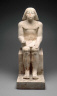 Artist not recorded / Seated statue of Akhmeretnesut / Mid-Dynasty 5 to early Dynasty 6, 2420-2291 B.C.