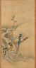 Kano Tanshin Morimasa / Long-tailed Bird in Chinese Rose Tree / 17th-18th century