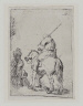 Rembrandt Harmensz. van Rijn / Turbaned Soldier on Horseback / about 1632